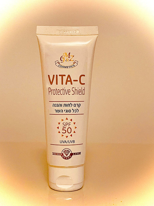 VITA-C Protective Shield SPF 50 – קרם לחות והגנה